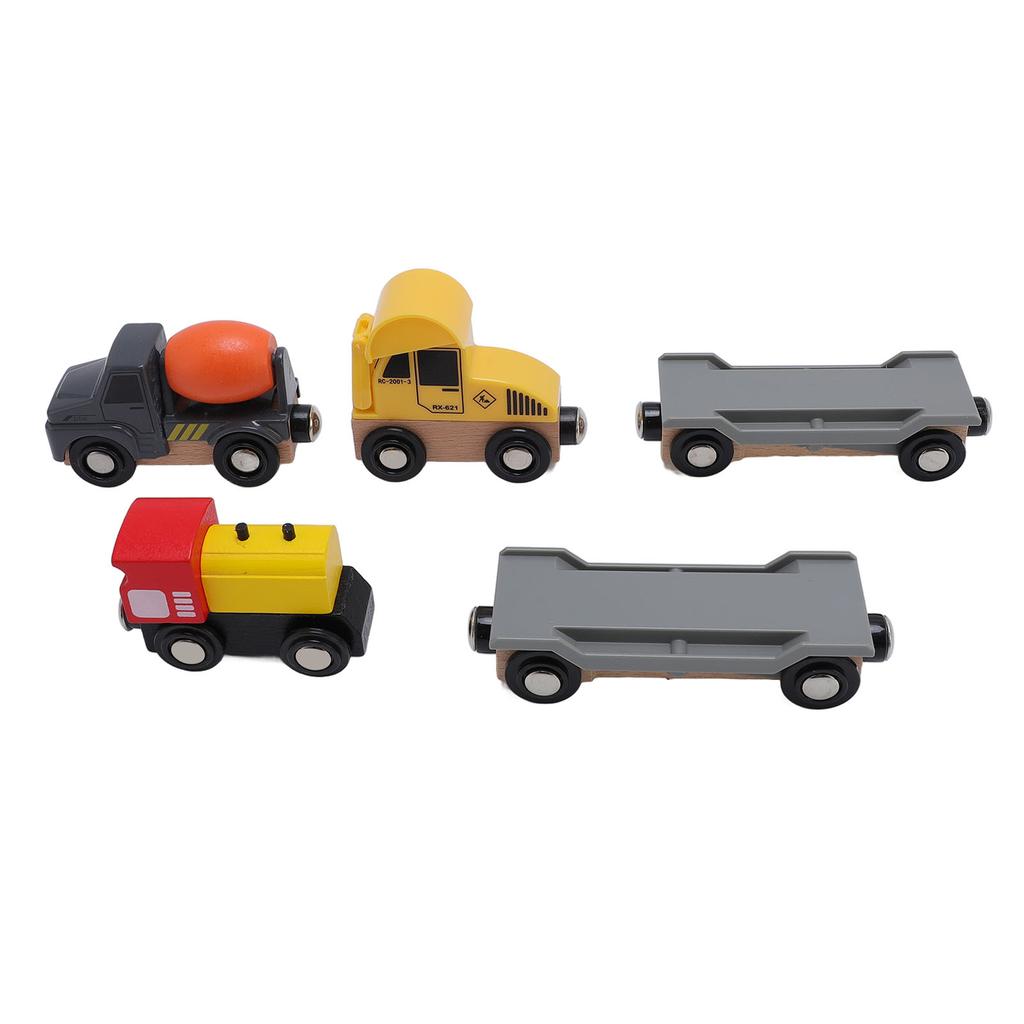 Wooden Train Toy Improve Hand Eye Coordination Educational Easy To Assemble Children Toy Train for K