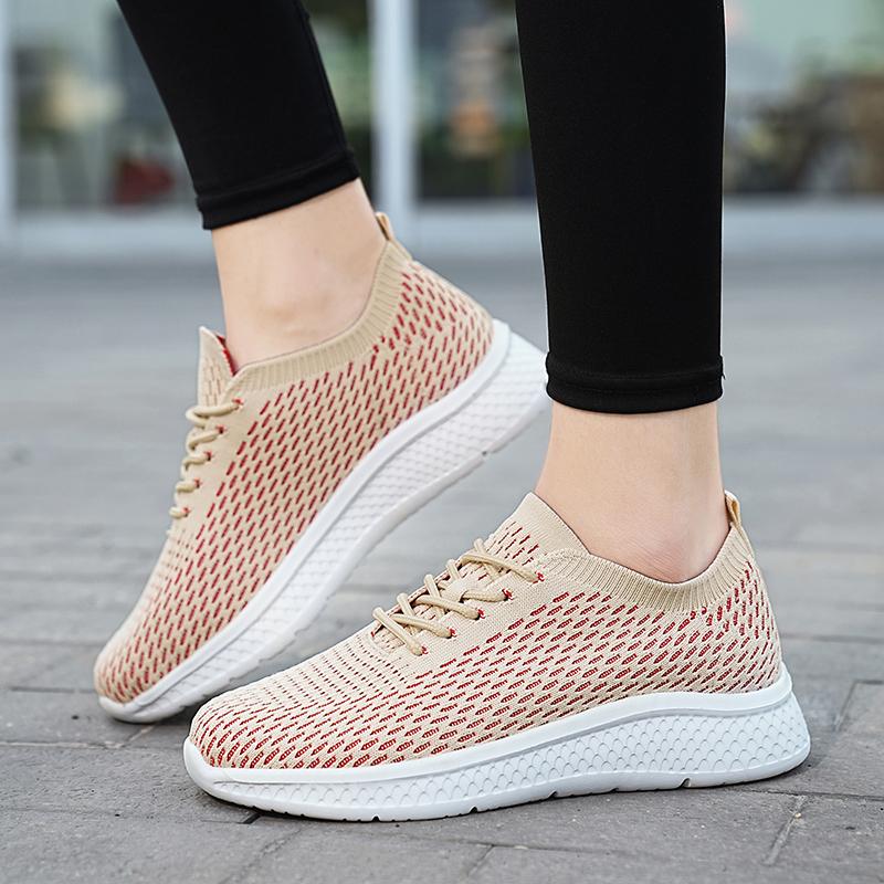 Fashion New Blue Mesh Shoes for Women Breathable Summer Lightweight Hiking Comfortable Casual Shoes Black Slip On Driving Loafers White