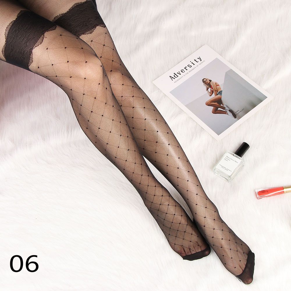 Sexy Thigh Sheer Elastic Women Lingerie Plus Size Pantyhose Thigh Stockings