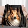 1PC Dog cute printed blanket, all season lightweight home office outdoor nap multifunctional blanket A10