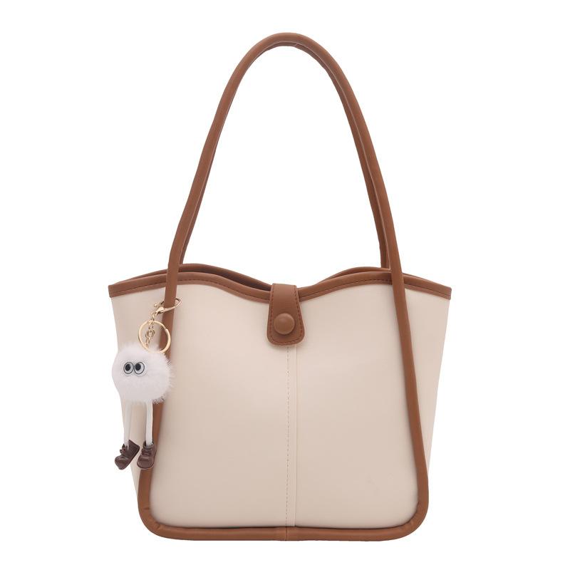 Borsa tote di grande capacità, elegante e casual, adatta sia per uscite informali che per il tragitto casa-lavoro, borsa a spalla singola