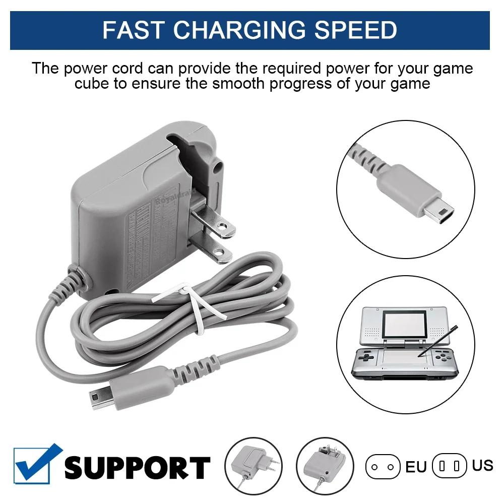 EU US PLUG AC Power Supply Charger Adapter for NDSLite Wall Home Travel Charger AC Power Adapter for NDS Lite