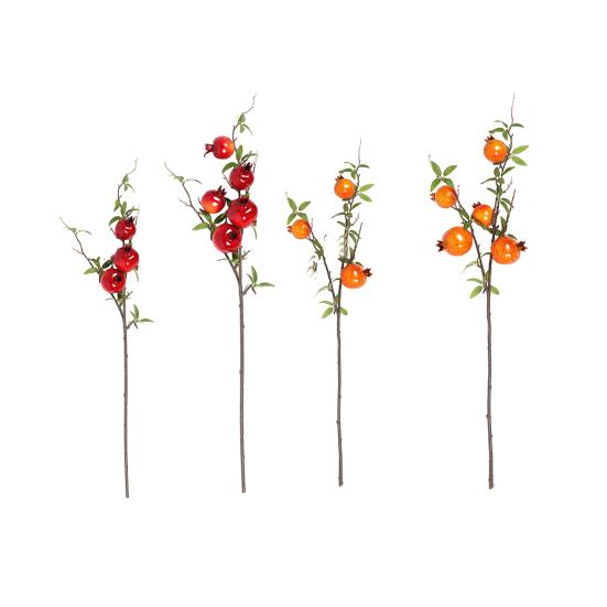 Simulated Flower Realistic Pomegranate Artificial Foam Berries Lifelike Fruits Home Decoration Fake