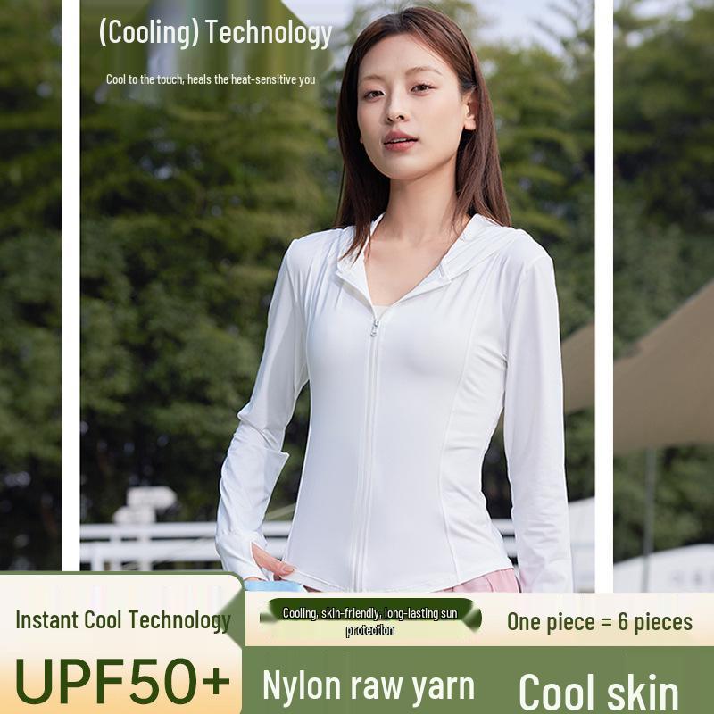 

Женская приталенная куртка с защитой от солнца UPF50+, дышащая и с защитой от УФ-лучей, коллекция лето 2025. M (50-60 kg)