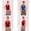 Sexy Mädchen Winter Bodycon Tanktop Mit Hoher Elastizität Aus Polyester Für Ausgehen Oder Clubwear