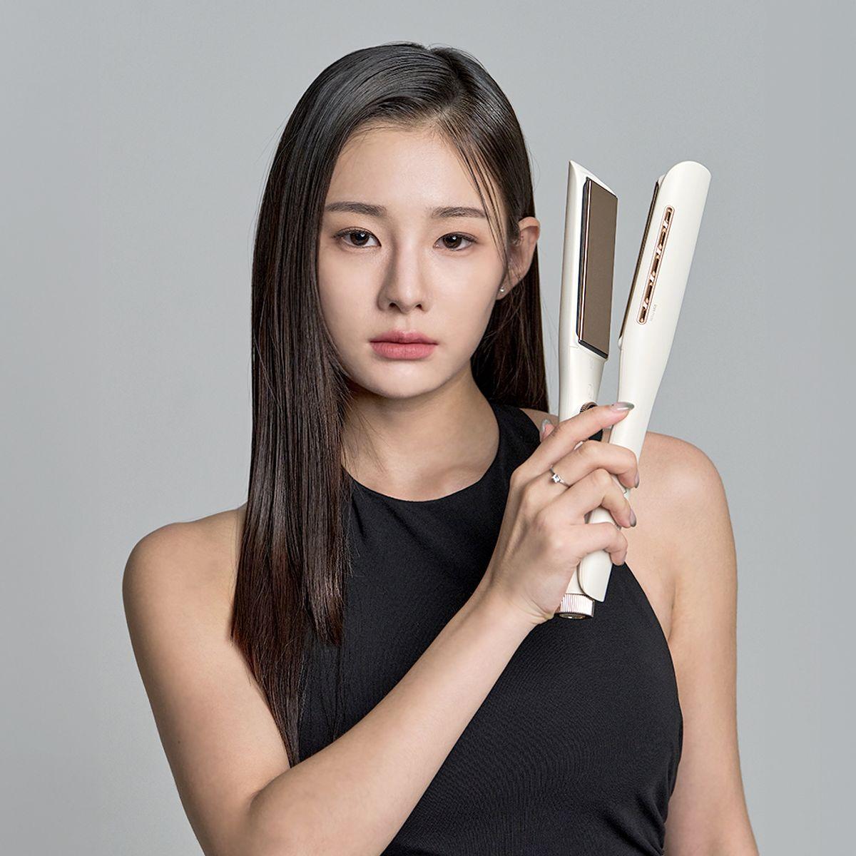 Silky Magic Clinic Wide Hair Iron Ionmax Flat Iron Hair Straightener AB-FIO38HBD