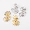 Ins Style Water Wave Irregular Earrings Unique Design Exaggerated Shell Stud Earrings Fashion Women Jewelry