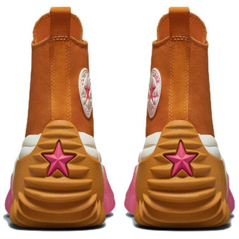 Converse Run Star Motion Casual & Comfortable High Top Canvas Shoes Unisex Brown & Yellow