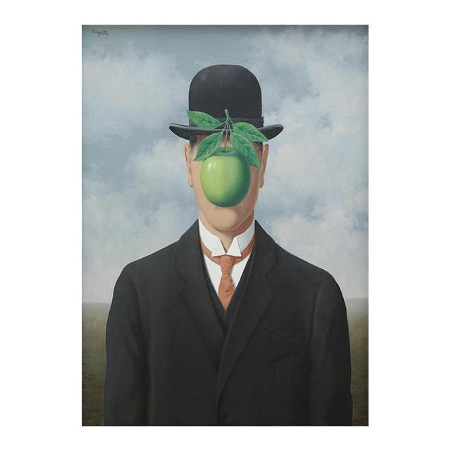 Rene Magritte Canvas Painting Surrealism Classic Artwork Reproduction Posters Print Wall Art Picture Home Decor for Living Room