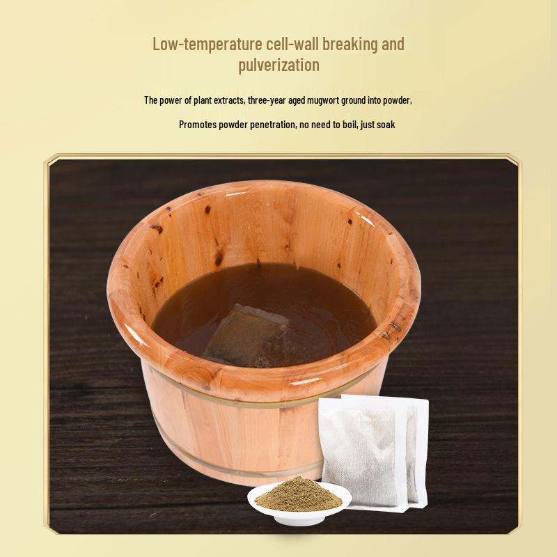 Ginger & Mugwort Foot Soak Bags - Relieve Cold & Dampness with Herbal Foot Bath
