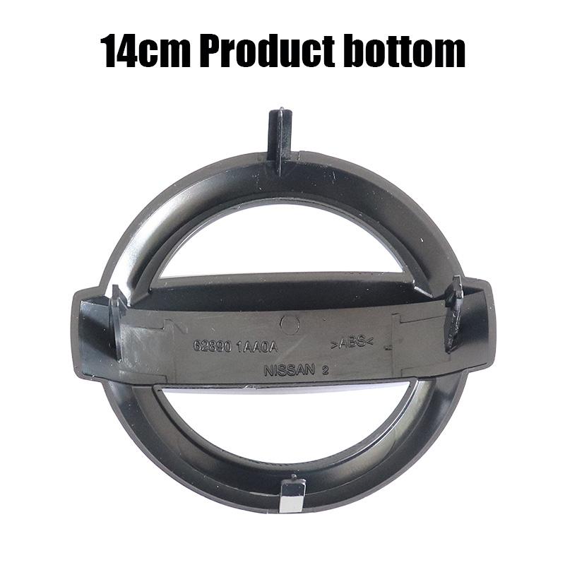 1pcs Old 3D Nissan Black ABS 13cm 14cm 15cm Car Front Logo Front Grill Car Front Hood Emblem Sticker Styling Accessories
