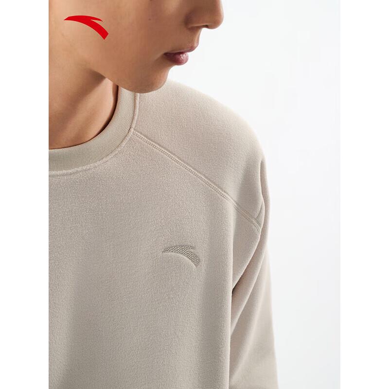 ANTA Men's Warm Fleece Lined Crew Neck Sweatshirt