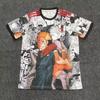 Kurzärmeliges Fußballtrikot inspiriert von der japanischen Nationalmannschaft Anime-Kollaboration Dragon Ball One Piece Naruto