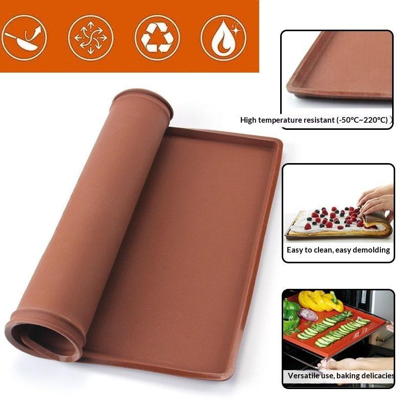 Silicone Baking Mat Heat Proof Non Stick Washable Liner for Home Bakery Cake Roll Cookie Macaron Pastry Dessert Making