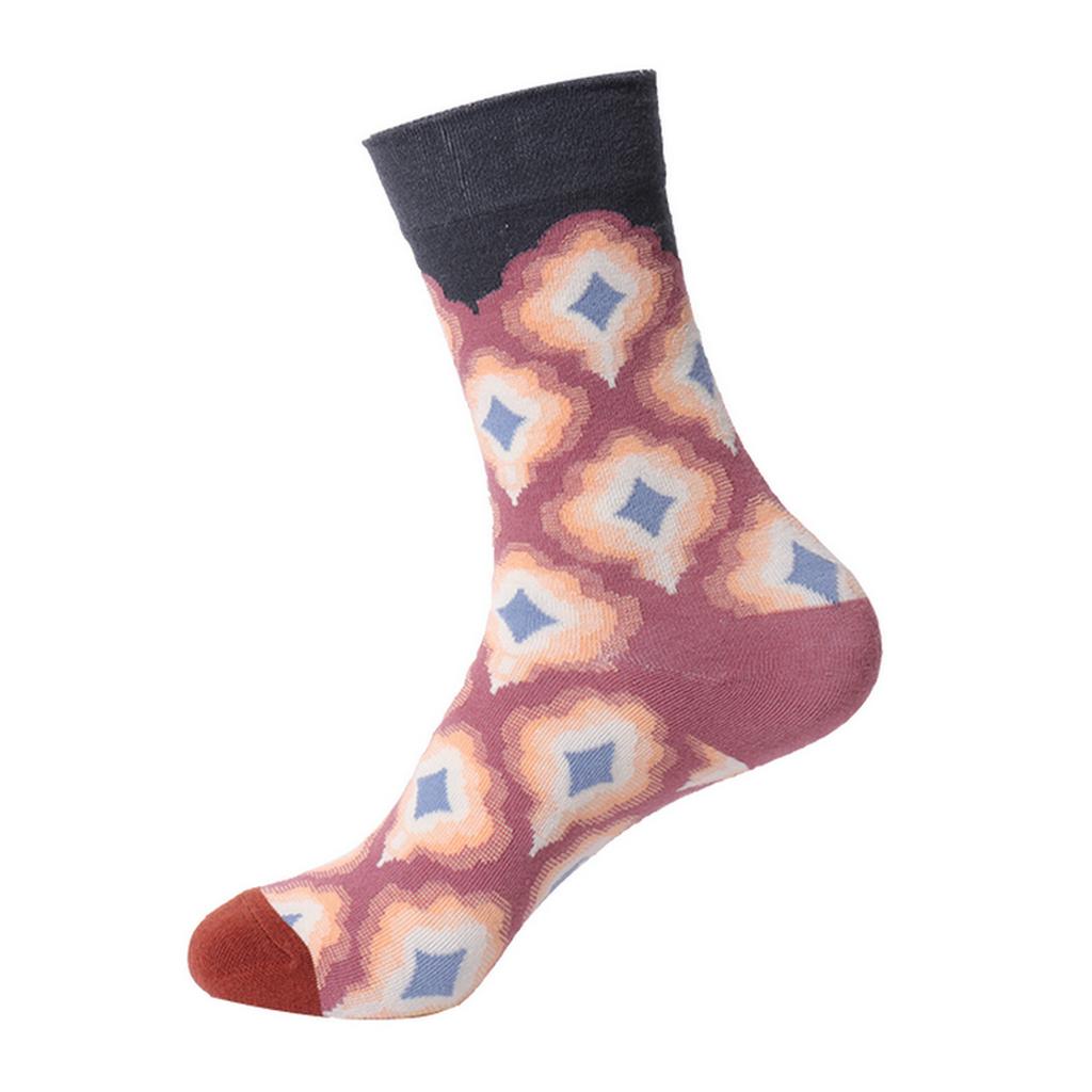 Hot Selling Colorful Funny Novelty Socks Men Women's Art Painting Printing Crew Socks Autumn and Winter Cotton Sports Socks