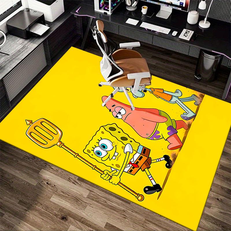 Spongebob Friends Adventure Carpet For Playroom Bedroom Living Room Sofa Home Decorkids Game Area Rug Nonslip Floor Mat