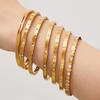 18k Gold-Plated Stainless Steel Bracelet with Micro-Inlaid Zirconium - Versatile, Luxurious & High-Quality Design