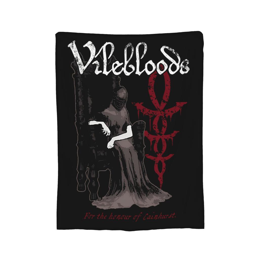 Bloodborne Videospiel Decken Flanell Bedruckt Multifunktionale Super Warme Überwurfdecke für Bett Büro Steppdecke