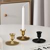 Vintage Tabletop Candle Holders Elegant Decorative Candlestick Fits Taper Candles for Living Room Hotel Decor
