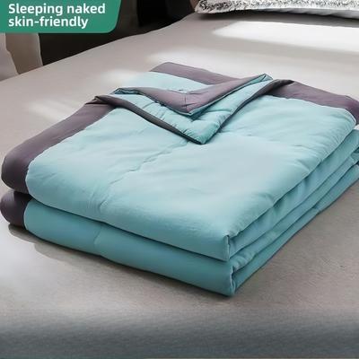 Summer Washed Cotton Summer Cool Quilt Pure Cotton Single Double Air Conditioner Quilt Student Dormitory Summer Quilt Core