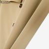 ZANZEA Womens Sleeveless Vest Tops and Long Skirts Summer Two Piece Suit Sets