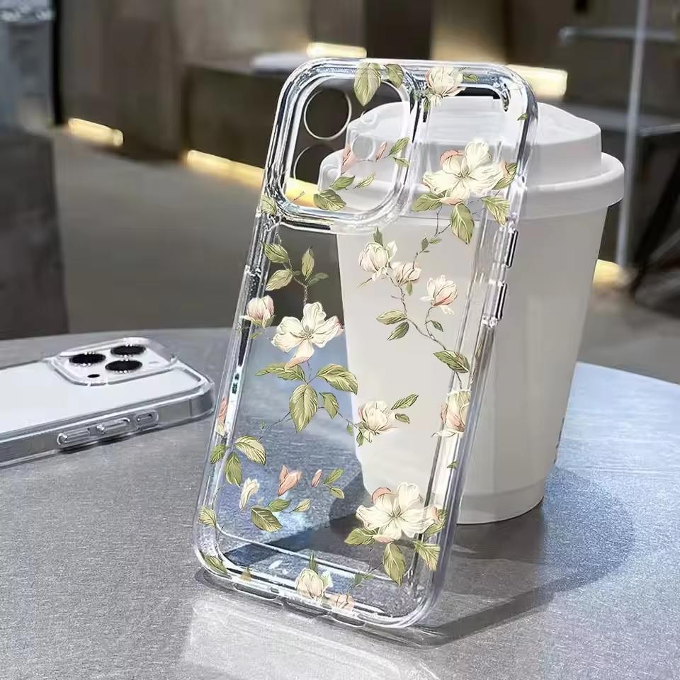 Summer Fruit Lemon Flower Clear Phone Case For Xiaomi Mi 15 T Pro 14T 13T 12T Mi 17 Pro 15 14 13 12 11 Lite 5G Silicone Cover
