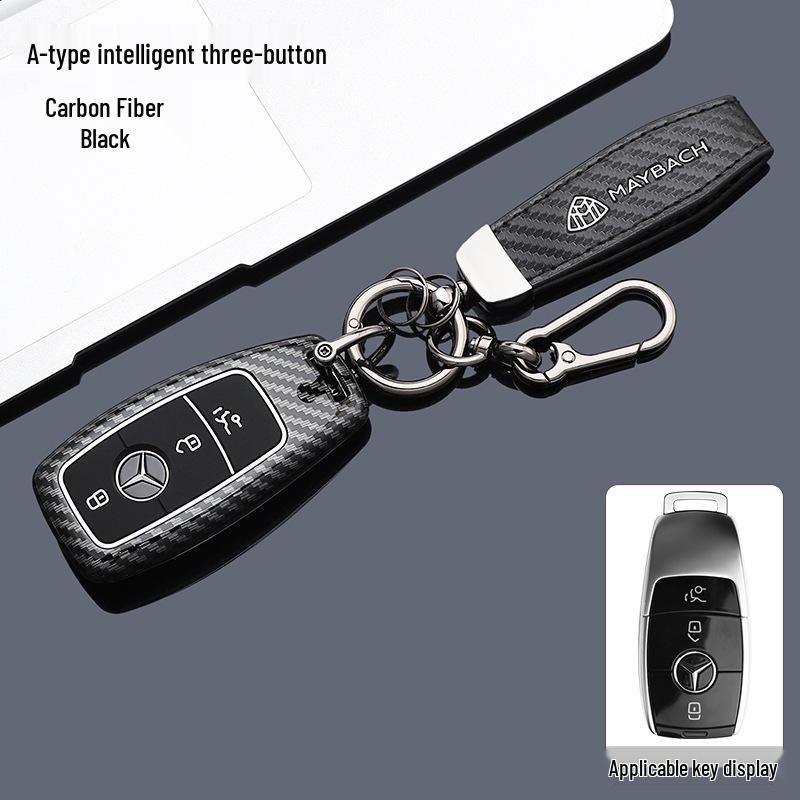 Compatible Key Case for Maybach GLS450, Mercedes S480/S500L, S-Class S450L/580 Keychain
