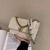 Bag Women'S Foreign Style Shoulder Bag Versatile Messenger Bag Popular Simple Diamond Embroidered Thread Small Square Bag