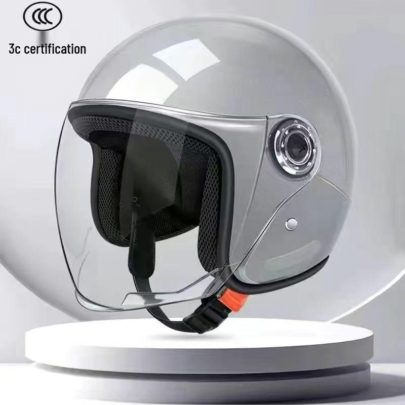 3C Certified Unisex Electric Vehicle Helmet for Autumn/Winter Warmth and Protection ABS