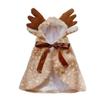 Cute Warm Pet Christmas Apparel Hat Decorate Easy To Wear Dog Elk Cloak Cape Style Pets Dress Up Christmas