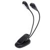 Music Stand Light Dual Head 2 Brightness Gooseneck Eye Friendly Clip On LED Light for Reading Perfor