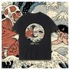 Attack On Titan Tshirt  Japanese Retro Ukiyoe Animethemed Casual Wear Pure Cotton Summer Style
