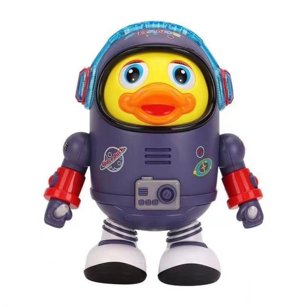 Interactive Dancing Astronaut Duck Toy Plastic Duck Musical Interactive Toy  Kids Toddlers