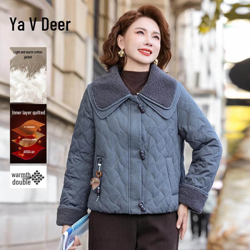 Yalu Middle-Aged Women's Lightweight Cardigan Coat