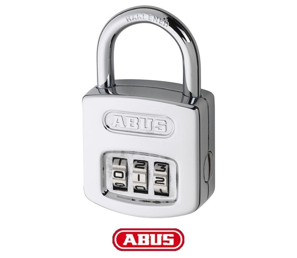 Japan Lock Service ABUS Adjustable Number 160 3-Digit Padlock, Series, 40cm, 160/40