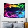 Neon Game Over Art Printed Tapestry, Wall Hanging,Livingroom, Dormitory, Large Wall Decor, Fabric Decor Fan Birthday Gifts