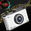Fotocamera digitale con doppio obiettivo, display IPS, messa a fuoco automatica, zoom, anti-vibrazione, ricaricabile, condivisione wireless, fotocamera selfie Wi-Fi