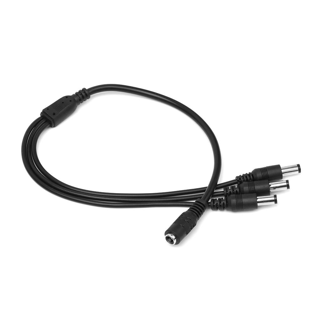 High Quality 5.5mm*2.1mm Connector Splitter Cable DC Power Cord 1 To 2/3/4/6/8 Way Female To Male