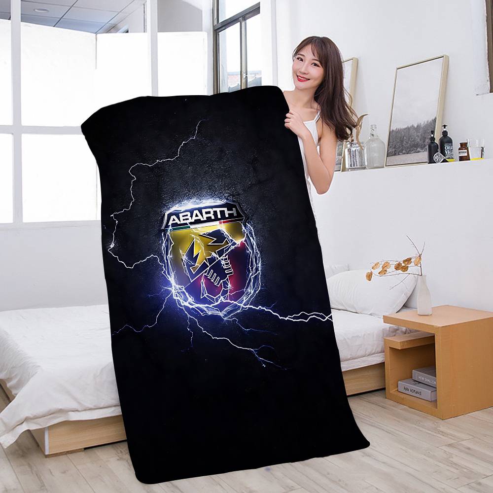 A-AbarthS-S LOGO Microfiber Beach Towel Absorbent Quick Dry Soft Yoga Swimming Resort Mountain Climbing Towel