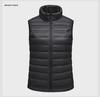 Vysoce kvalitní bezešvá lehká vesta s kachním peřím pro muže a ženy – Jaro/Podzim