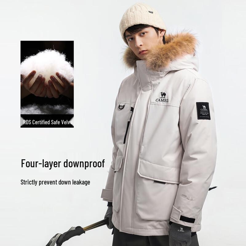 

CAMEL Unisex 3-Proof Goose Down Parka A15CR07198 L