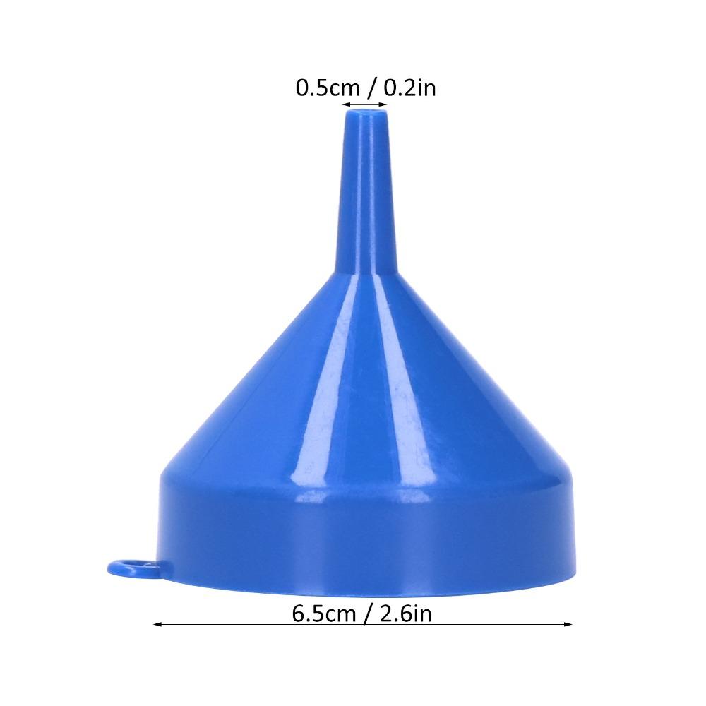 10PCS Wide Mouth Small Dispenser Funnel Plastic Liquid Oil Dispensing Tool Home Use