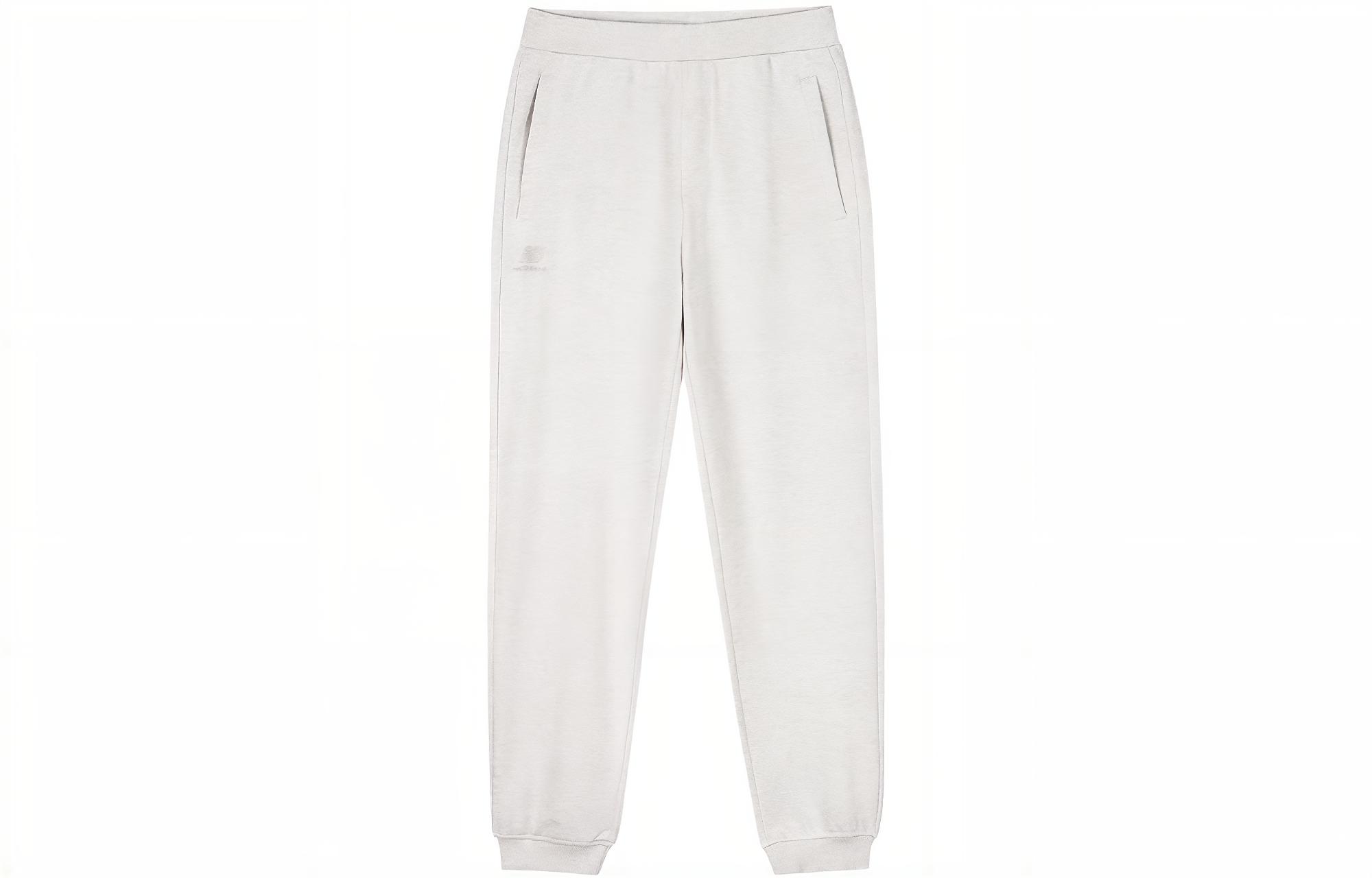 

New Balance Knitted Sweatpants Unisex Gray Moderate Cuffed Pants 6LD38511-OA XS