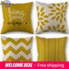 Pcs Linen Square Cushion Coversinglesided Printed Pillowcase Home Decor Room DecorLiving DecorBedroom Decor