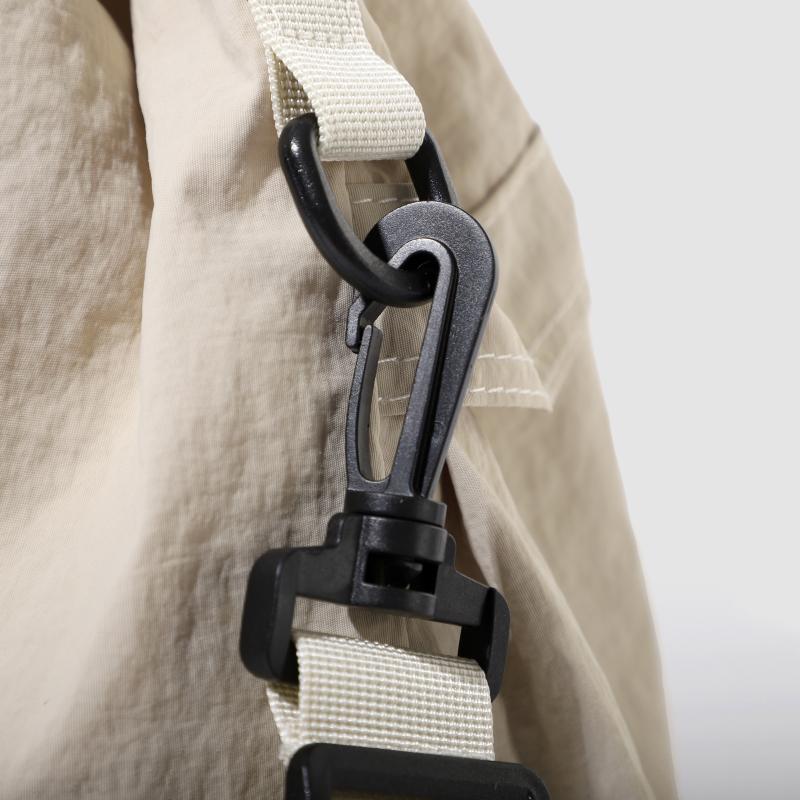 Nylon Small Satchel Multi-Pocket Lightweight Hand Bucket Bag Women's Shoulder Crossbody Bag