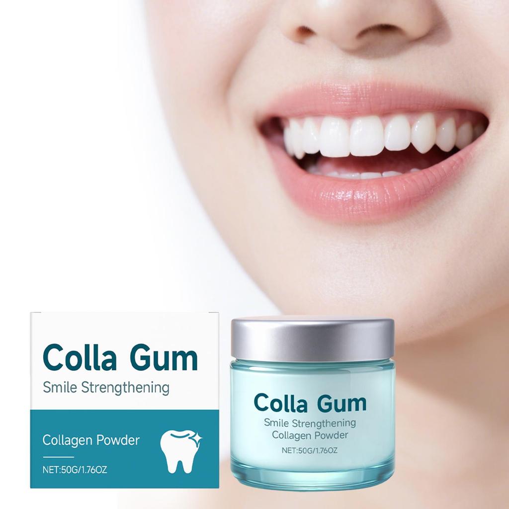 Collagen Brightening Tooth Powder Soothe Gums Removing Dental Plaque Fresh Breath Relieve Dental Caries Oral Care Teeth Powder