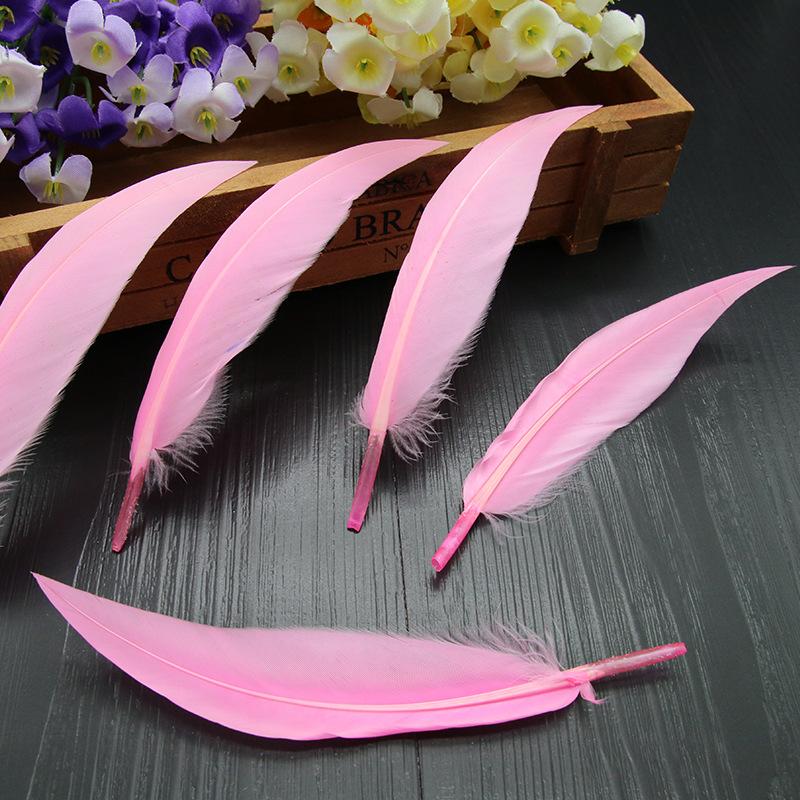 50Pcsdiy Scimitar Feather Colored Feather Handicrafts Jewelry Accessories Material Feather