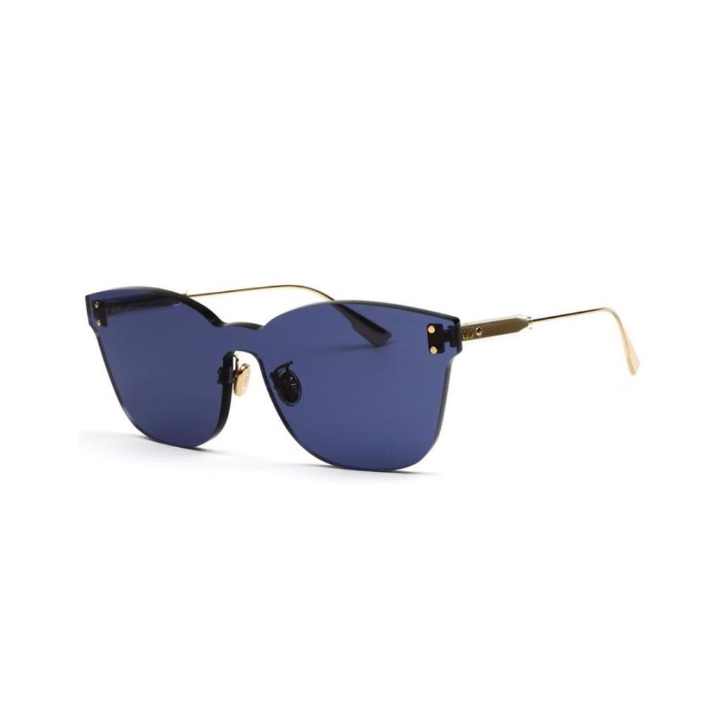 Dior Logo Pattern Irregular Shape Sunglasses Women sunglasses Gold DIORCOLORQUAKE2