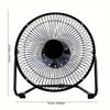 USB Powered Desktop Fan 4/6/8 Inch 2 Speed Adjustable 4 Blades 360° Rotation Portable Electric Fan for Home Office Computer