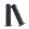 Motorcycle CNC Alloy Handlebar End Caps Universal Rubber Handlebar Trim Anti-Vibration Plugs Various Colors